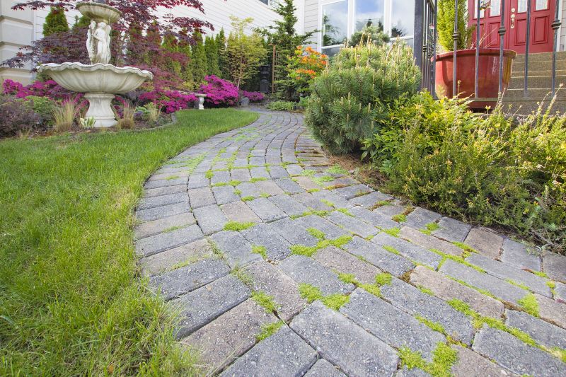 Walkway with Pavers